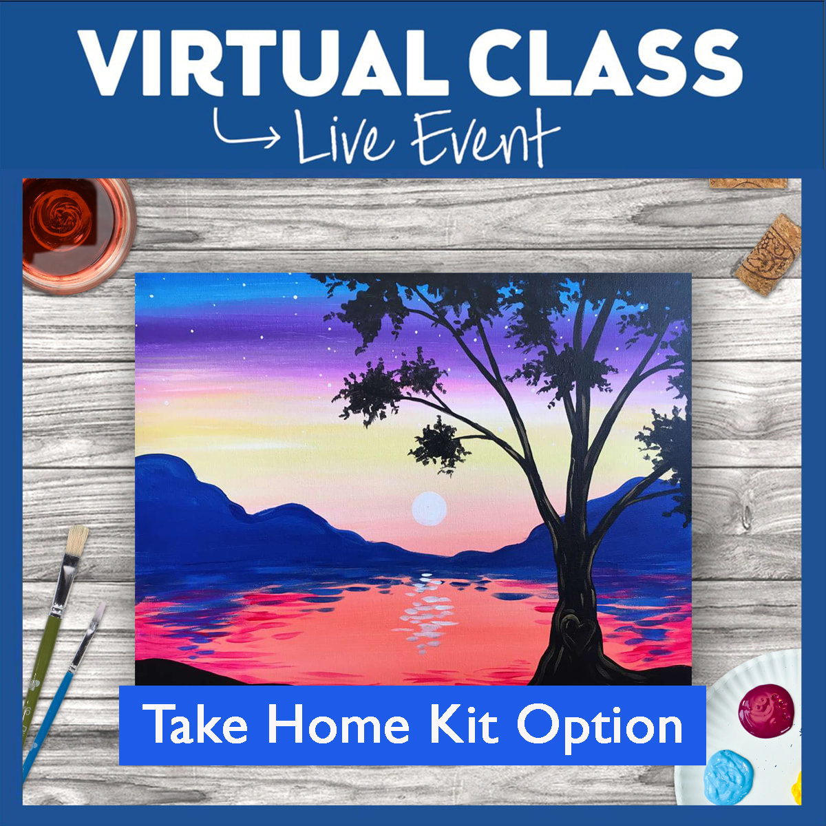 Virtual Class with Take Home Kit!
